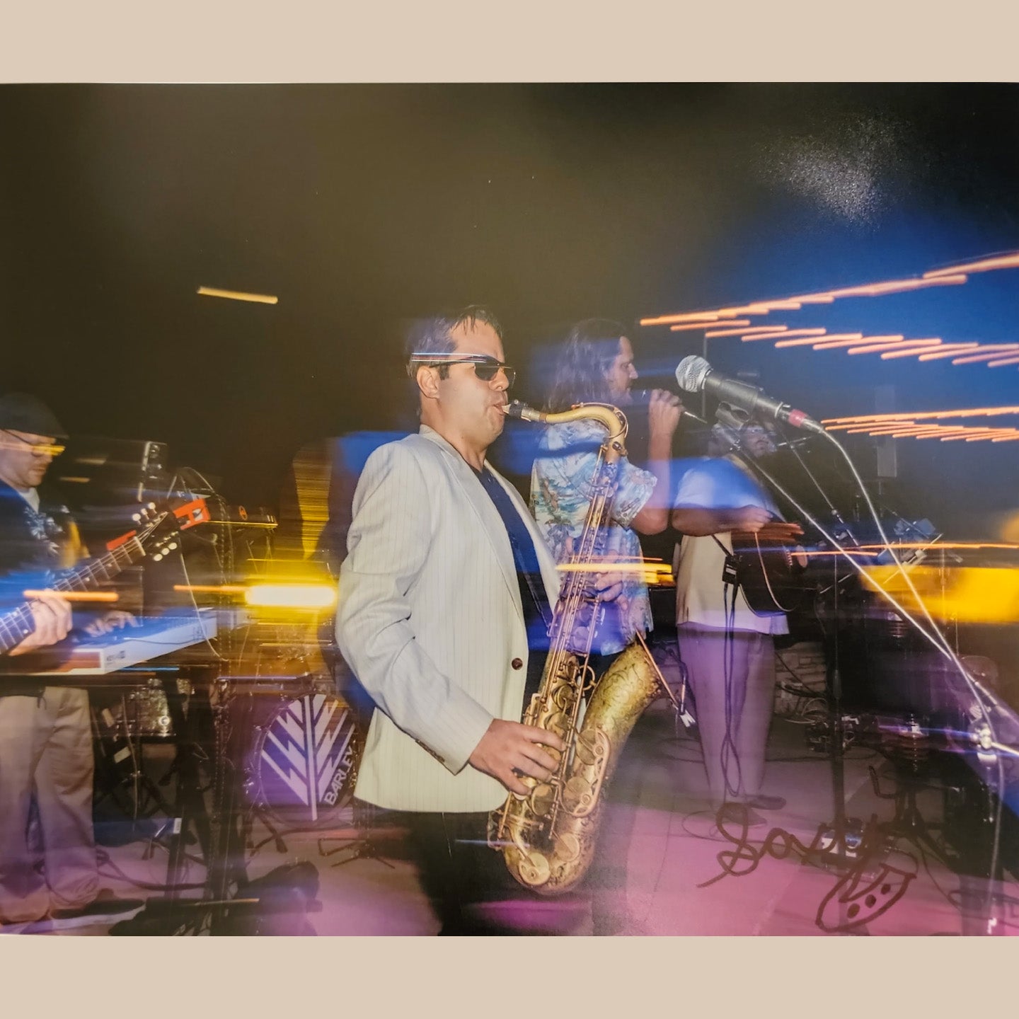 Saxy Signed 8X10" Print #3